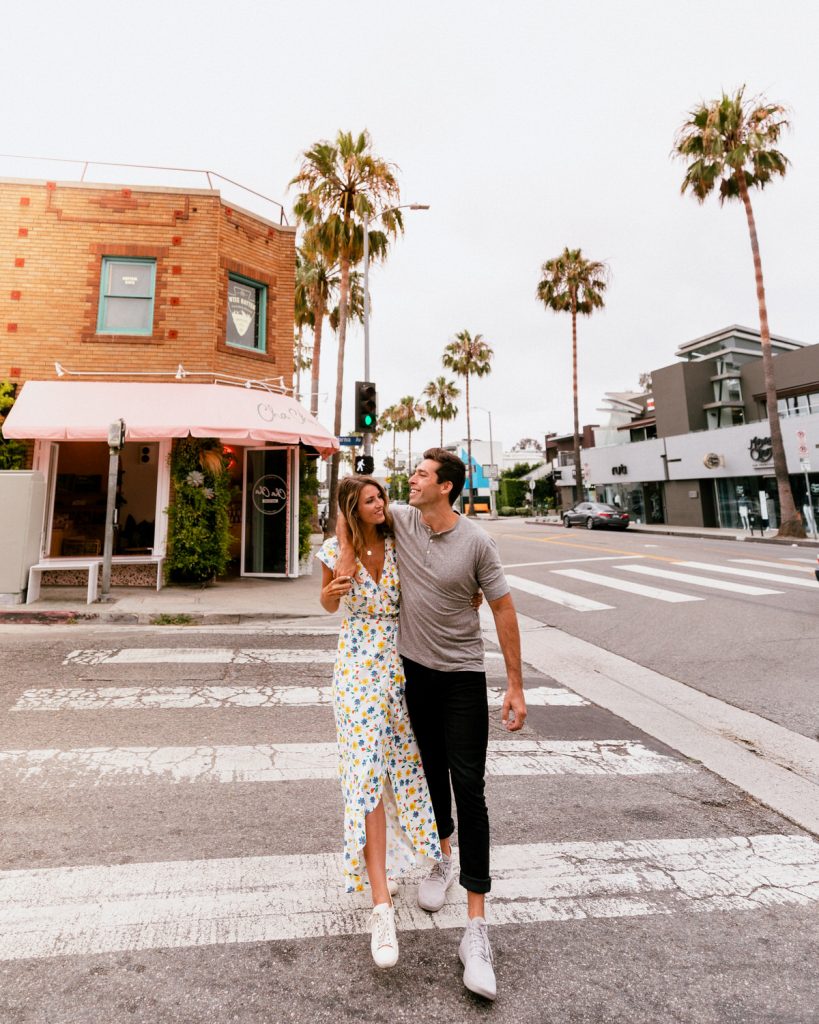 Samantha and Ryan on Abbot Kinney