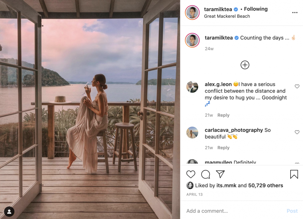Tara Milk Tea Frame Shot | How To Make A Photo Go Viral On Instagram