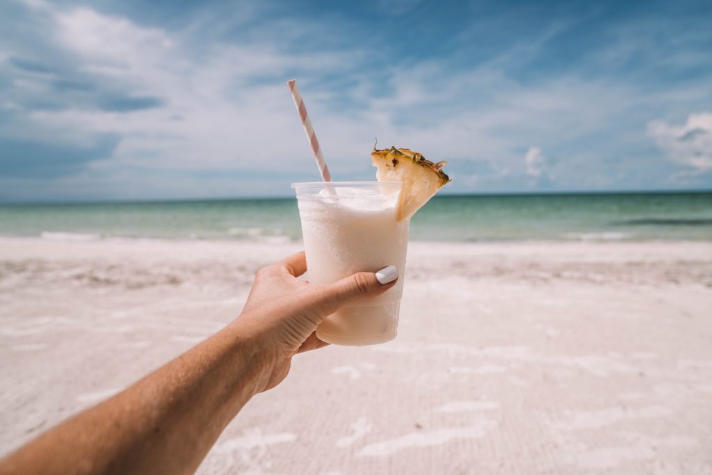 Pina colada at Isla Holbox | The Ultimate Isla Holbox Travel Guide