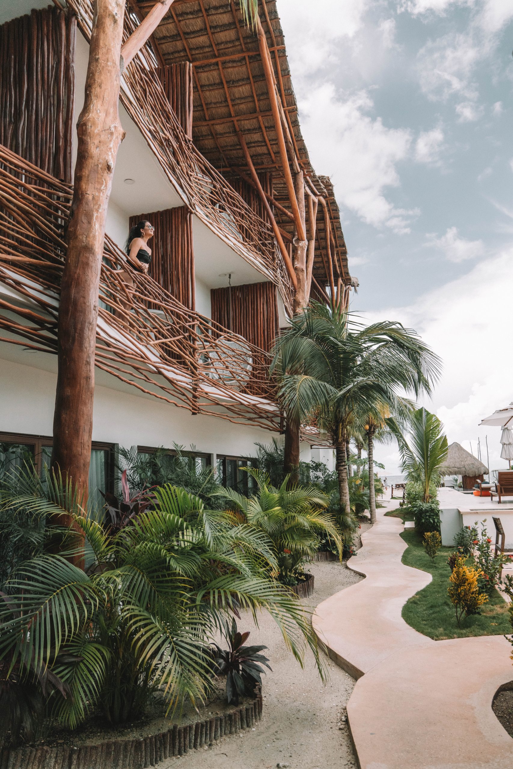 Christina balcony at Mystique Holbox | The Ultimate Isla Holbox Travel Guide
