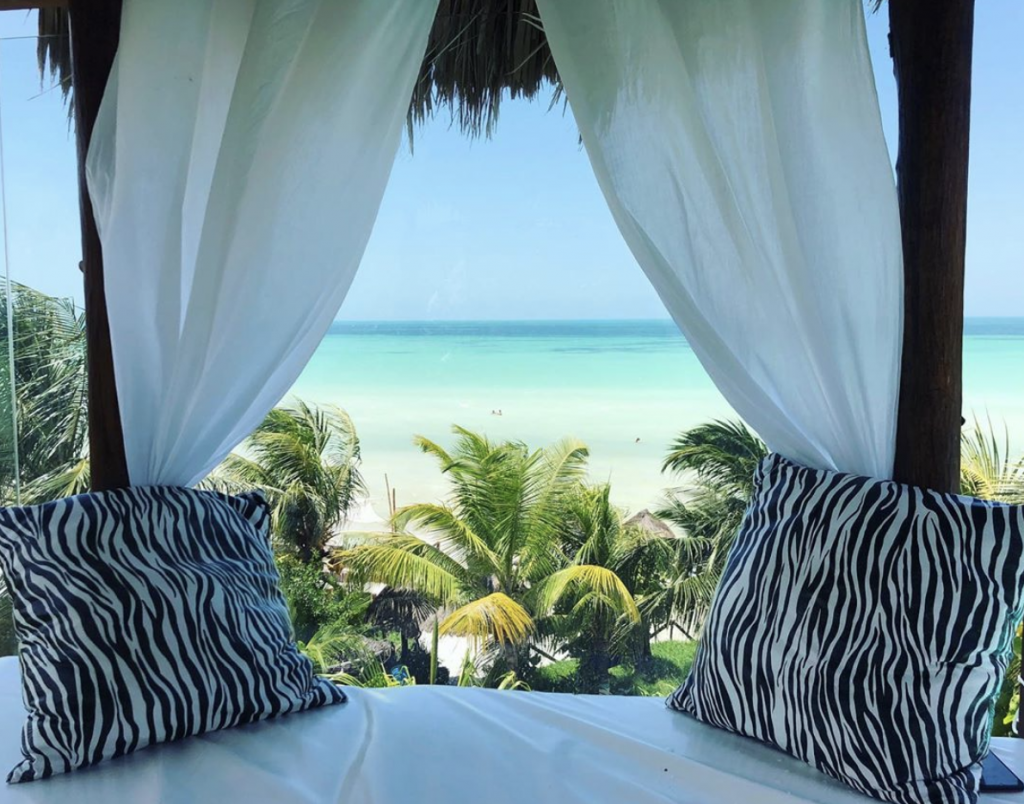 Daybed view from Alma Bar