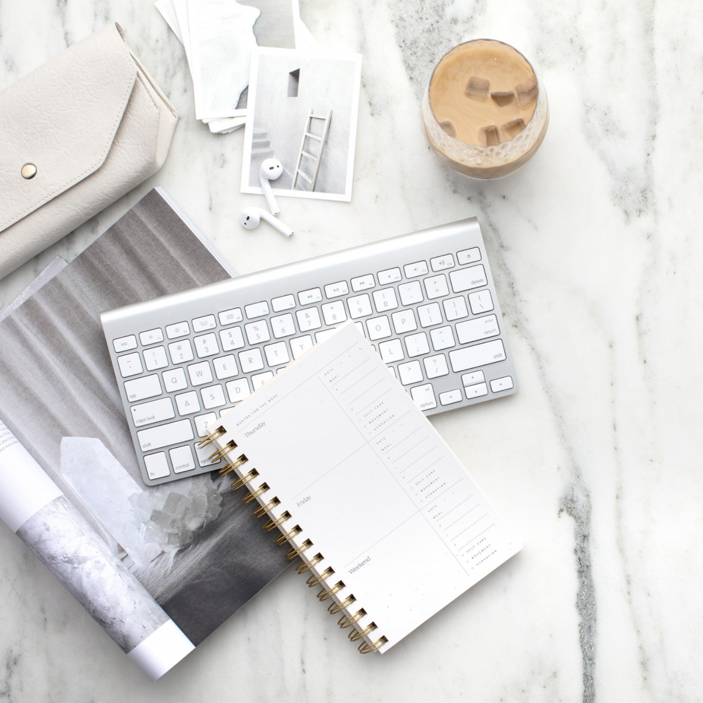 Desk workspace | How to Avoid Scams as a Blogger
