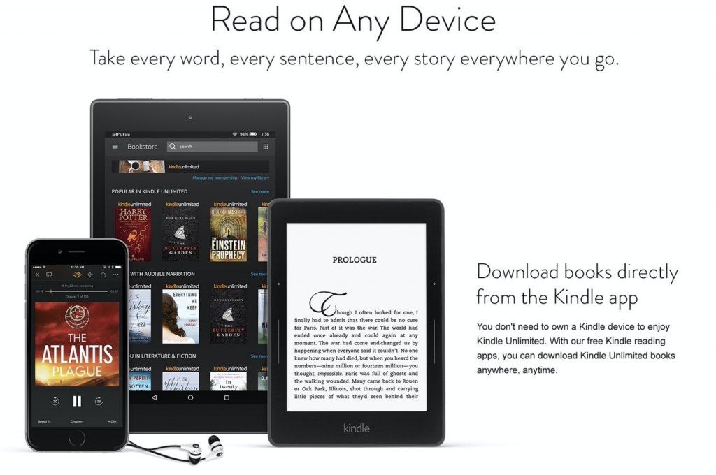 Kindle Unlimited screenshot