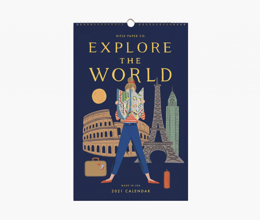 Rifle Paper Co Explore the World Calendar