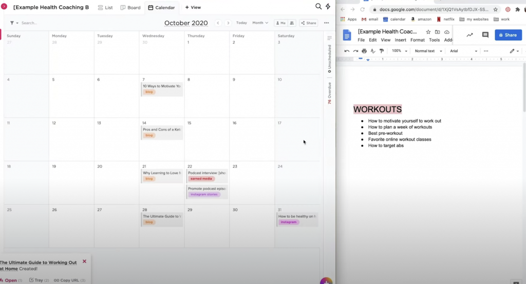 Plugging in Macro-Content to ClickUp