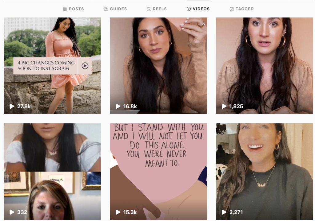 Instagram videos